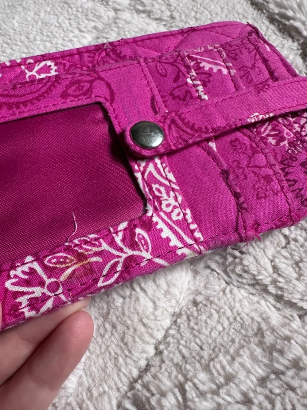 Vera Bradley | Paisley Pink The Ultimate Card Case - Picture 2 of 10
